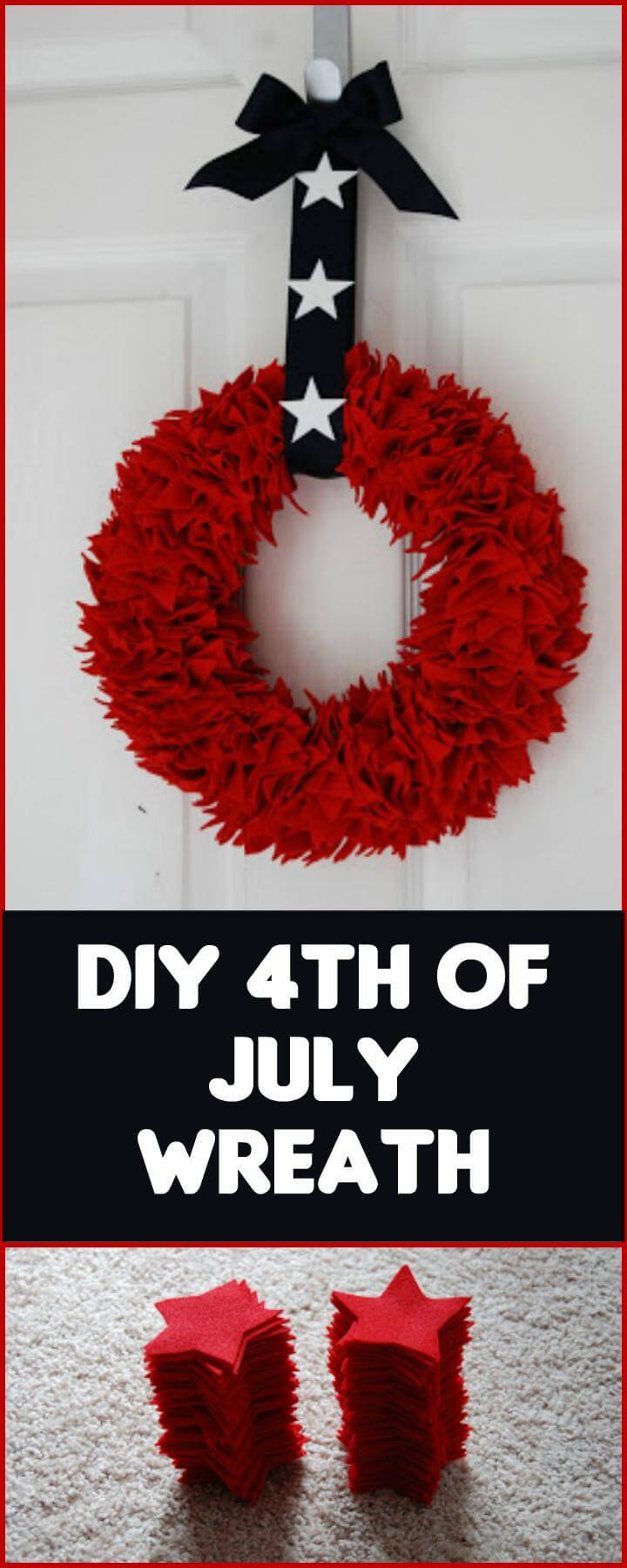 DIY 4th of July Wreath